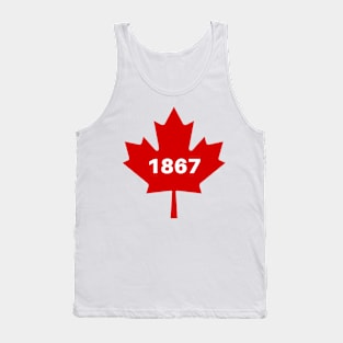 Canada 1867 Maple Leaf Tank Top